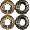 Lippert 7 inch x 1.25 inch Electric Trailer Brake Assembly 4-Pack for 2,200 lb Axles – Replaces Dexter, Al-Ko, Rockwell, Quality