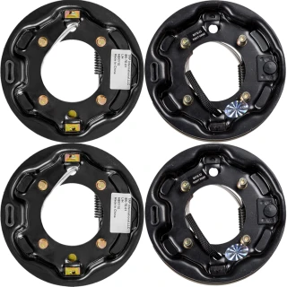 Lippert 7 inch x 1.25 inch Electric Trailer Brake Assembly 4-Pack for 2,200 lb Axles – Replaces Dexter, Al-Ko, Rockwell, Quality