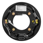 Lippert 7x1.25 2,200-lb Left Electric Brake & Hub Kit – 5 on 4.5 – Spindle, Dust Cap, 6-Pack Lug Nuts