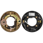 Lippert 7x1.25 2,200-lb Left Electric Brake & Hub Kit – 5 on 4.5 – Spindle, Dust Cap, 6-Pack Lug Nuts