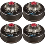 Lippert 8 K Tandem Axle Brake Drum & Hub Assembly 8 on 6.5 9/16 Studs – Set of 4, Dexter & AL-KO Compatible
