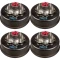 Lippert 8 K Tandem Axle Brake Drum & Hub Assembly 8 on 6.5 9/16 Studs – Set of 4, Dexter & AL-KO Compatible