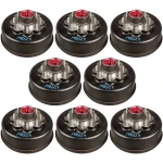 Lippert 8K quad-axle brake assemblies & drum hubs kit, 12.25×3.38, 8-on-6.5, Dexter / Alko compatible