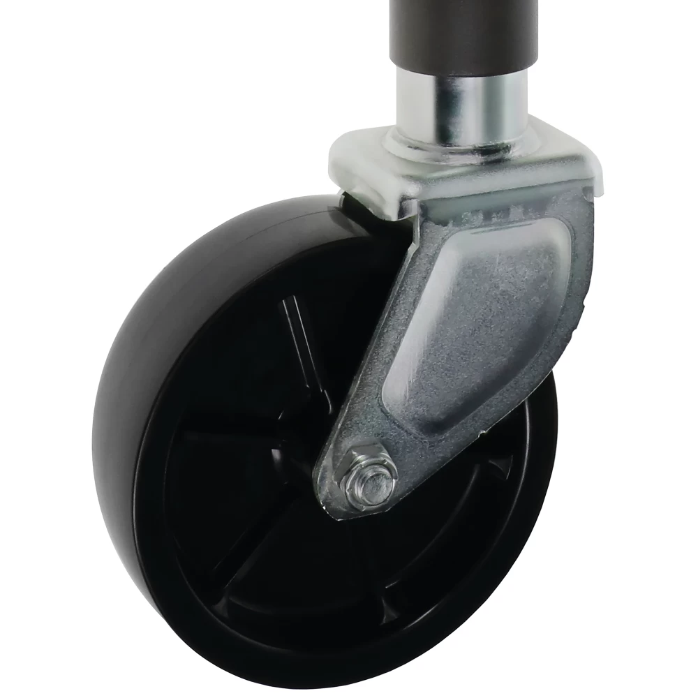 Bulldog 1500 lbs Trailer Jack, 8 Inch Spoked Wheel, Zinc, for Marine Applications