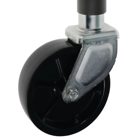 Bulldog 1500 lbs Trailer Jack, 8 Inch Spoked Wheel, Zinc, for Marine Applications