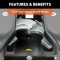 CURT Q20™ 5th wheel hitch 20K GTW double jaw fixed above-bed rails
