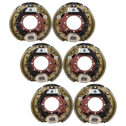 Lippert 6-Pack (3-Pair) 12.25" x 3.38" Self-Adjusting Electric Trailer Brake Assemblies – Triple Axle (10K), Replaces Dexter, Al-Ko, Rockwell & Quality Axles