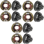 Lippert 10K triple electric brake kit with 8 on 6.5 drums, 12.25 × 3.38 for 10,000-lb axles