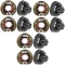 Lippert 10K triple electric brake kit with 8 on 6.5 drums, 12.25 × 3.38 for 10,000-lb axles