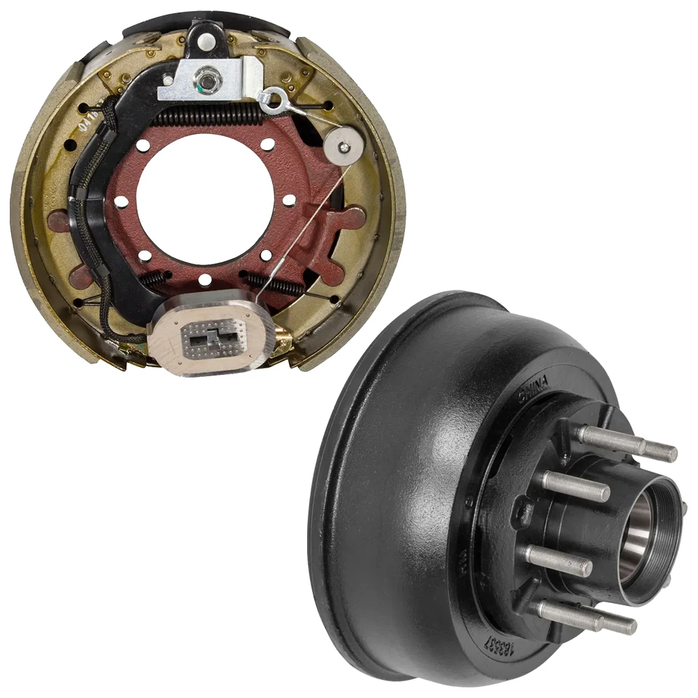 Lippert 10K Left Electric Brake with 8 on 6.5 Hub Drum 12.25 x 3.38