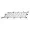 CURT 50x30.5 Aluminum Hitch Cargo Carrier with Folding Ramp, Cargo Net & Hitch Lock