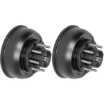 Lippert 10,000‑lb 12‑1/4×3‑3/8 cast‑iron trailer brake drum pair – fits Dexter, Alko, Rockwell axles