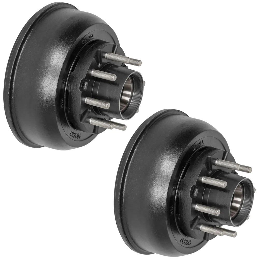 Lippert 10K Pair Left Right Electric Trailer Brakes 8 on 6.5 Hubs Drums 12¼″ x 3⅜″