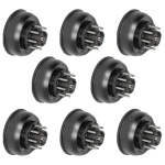 Lippert 10K trailer brake drum kit 12‑1/4 x 3‑3/8 8‑lug 8‑pack Dexter Alko Rockwell compatible