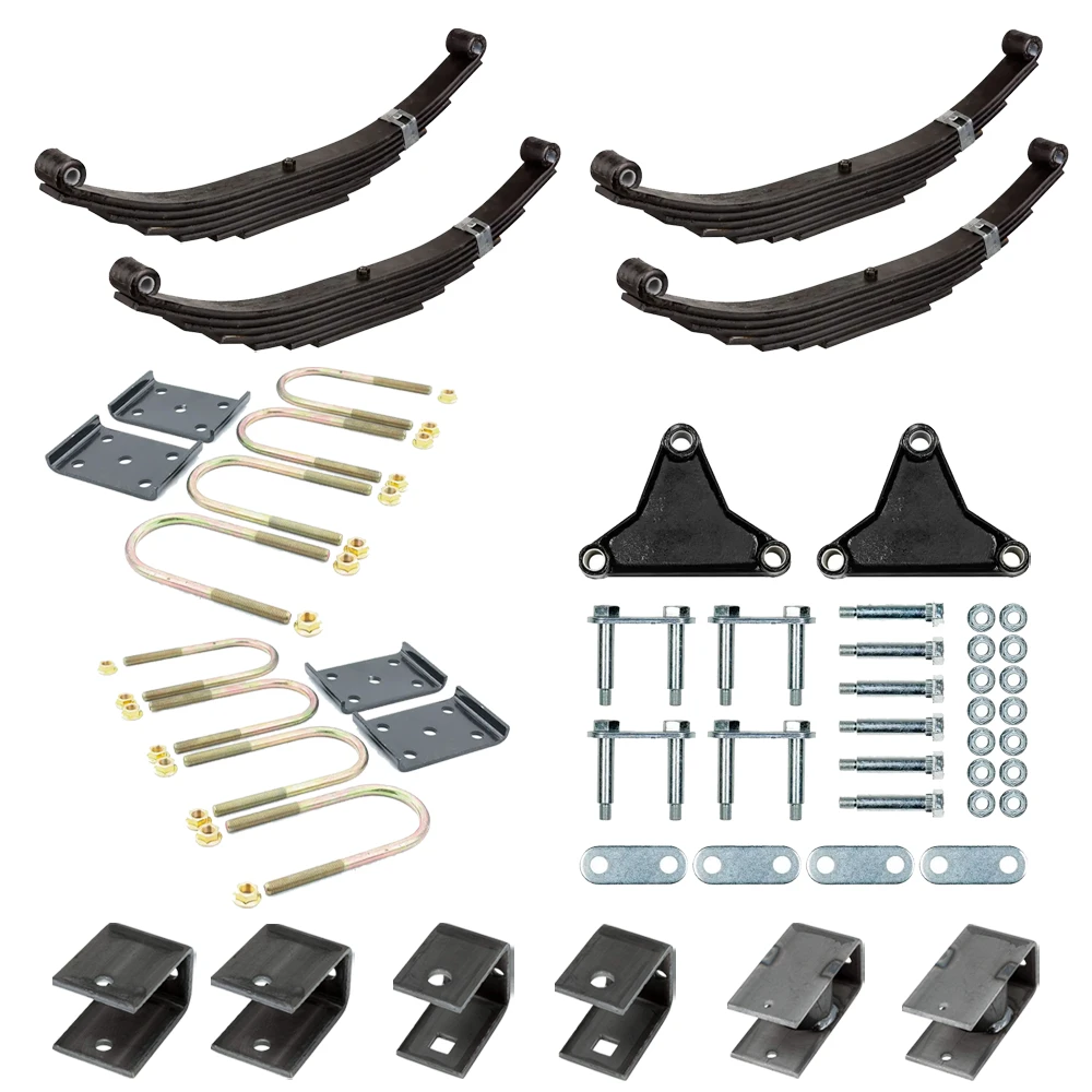 Lippert Tandem Axle Suspension Kit with 3" Tube and 26" 4,000 lb Leaf Springs