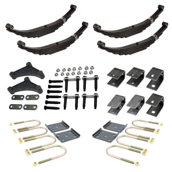 Lippert Tandem Axle Suspension Kit with 4,000 lb Leaf Springs and Long Equalizer