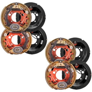 Lippert 4-Pack 12.25 x 3.38 Electric Trailer Brake Assemblies for 8,000-lb Tandem Axles