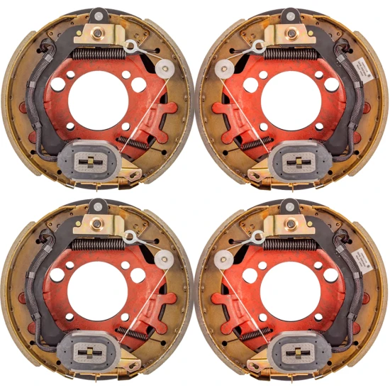 Lippert 4-Pack 12.25 x 3.38 Electric Trailer Brake Assemblies for 8,000-lb Tandem Axles
