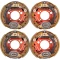 Lippert 4-Pack 12.25 x 3.38 Electric Trailer Brake Assemblies for 8,000-lb Tandem Axles