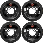 Lippert 4-Pack 12.25 x 3.38 Electric Trailer Brake Assemblies for 8,000-lb Tandem Axles