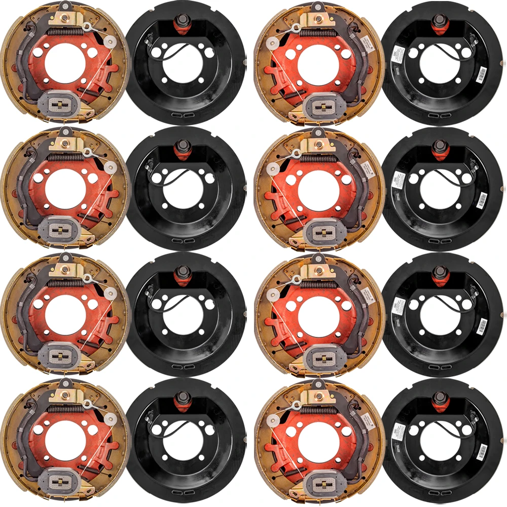 Lippert 8-Pack 12.25 x 3.38 Electric Trailer Brake Assemblies for 8K Axle