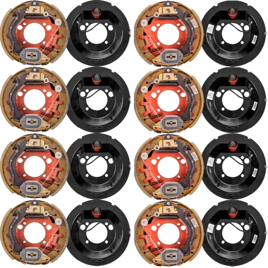Lippert 8-Pack 12.25 x 3.38 Electric Trailer Brake Assemblies for 8K Axle