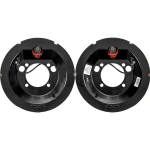 Lippert 12.25 x 3.38 Electric Trailer Brake Assembly Kit Left Right 8K 4-Bolt