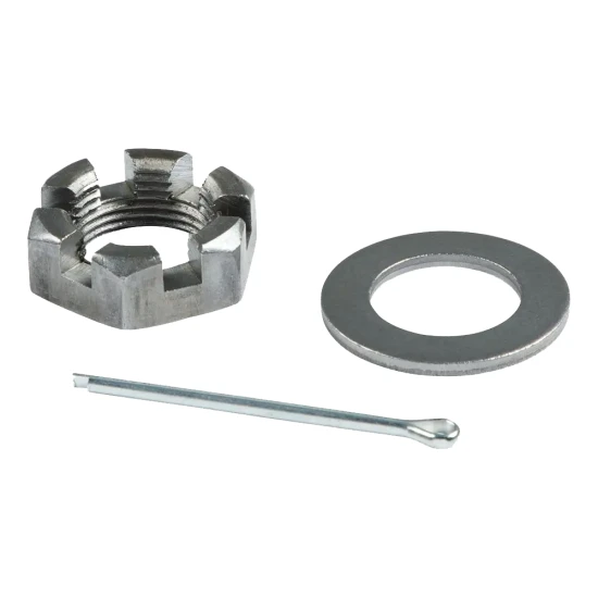 Lippert 7x1.25 2,200-lb Left Electric Brake & Hub Kit – 5 on 4.5 – Spindle, Dust Cap, 6-Pack Lug Nuts