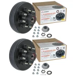 Lippert 7,000-lb Axle Pre-Greased Hub Assemblies (8 on 6.5) – 2-Pack for Single Axle
