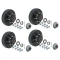 Lippert 7K Pre-Greased 8 on 6.5 Bolt Pattern Hub Assemblies for Tandem Axles - 4 Pack