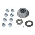 Lippert 7,000-lb Axle Pre-Greased Hub Assemblies (8 on 6.5) – 2-Pack for Single Axle