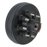 Lippert 7,000-lb Axle Pre-Greased Hub Assemblies (8 on 6.5) – 2-Pack for Single Axle
