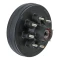 Lippert 12x2 Right-Hand Electric Trailer Brake with Pre-Greased 8 on 6.5 Hub for 7,000 lb Axles