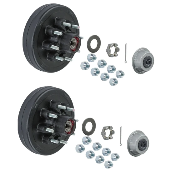Lippert 7,000-lb Pre-Greased Hub Assemblies (8 on 6.5 bolt pattern, 9/16 studs) 2-Pack