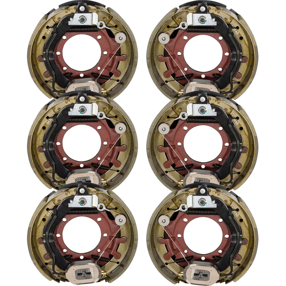 Lippert 10K triple axle forward self-adjusting brake assemblies with 8 on 6.5 hub/drums – 12-1/4 x 3-3/8