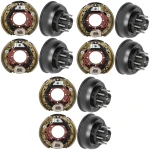Lippert 10K triple axle forward self-adjusting brake assemblies with 8 on 6.5 hub/drums – 12-1/4 x 3-3/8