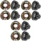 Lippert 10K triple axle forward self-adjusting brake assemblies with 8 on 6.5 hub/drums – 12-1/4 x 3-3/8