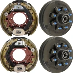 Lippert 16K Electric Brake (7‑Bolt) & Threaded Hub (8 on 275 mm M22) Kit – Dexter Compatible