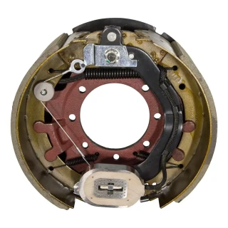 Lippert 16K LH 12‑1/4x5 7‑bolt electric brake & threaded hub 8 on 275 mm M22 studs, Dexter Al‑Ko Rockwell compatible