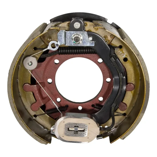 Lippert left‑hand 12‑1/4 x 5 self‑adjust electric brake with 16K threaded hub 8 on 275 mm M22 studs Dexter Alko compatible