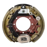 Lippert right‑hand 16K 12‑1/4 x 5 self‑adjust electric brake (7‑bolt) & threaded grease hub (8 on 275 mm M22) – Dexter compatible kit