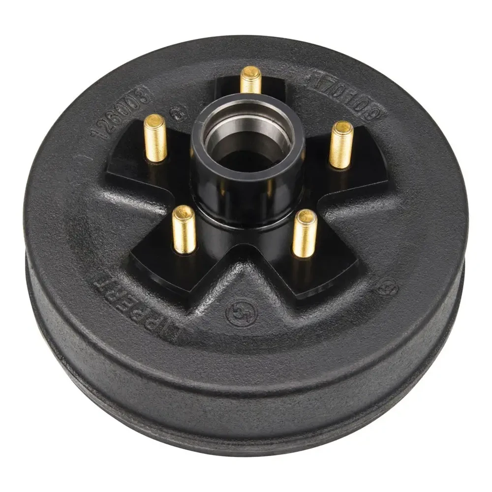 lippert 3.5k self-adjust 10x2.25 electric brake and 10-inch drum hub kit left-hand 5-on-4.5 dexter al-ko rockwell compatible