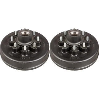 Lippert 12 inch 7K electric trailer brake & hub drum kit 8 on 6.5 bolt pattern Dexter compatible