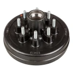 Lippert 12 inch brake hub 7K axle 8-on-6.5 9/16 stud 4-pack fits Dexter Alko Rockwell