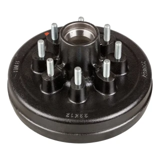 Lippert 12 inch 7K trailer brake hub and drum 8 on 6.5 9/16 studs 6-pack fits Dexter Alko Rockwell