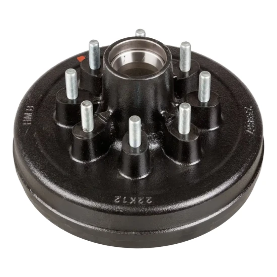 Lippert 12 inch brake hub 7K axle 8-on-6.5 9/16 stud 4-pack fits Dexter Alko Rockwell