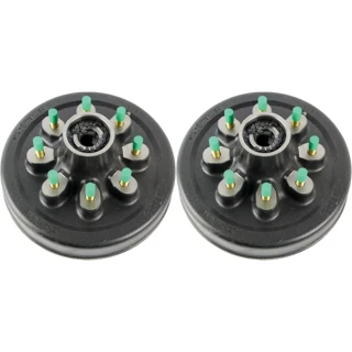 lippert 8k 12.25x3.38 self-adjust brake & threaded hub kit 8-on-6.5 9/16 dexter compatible