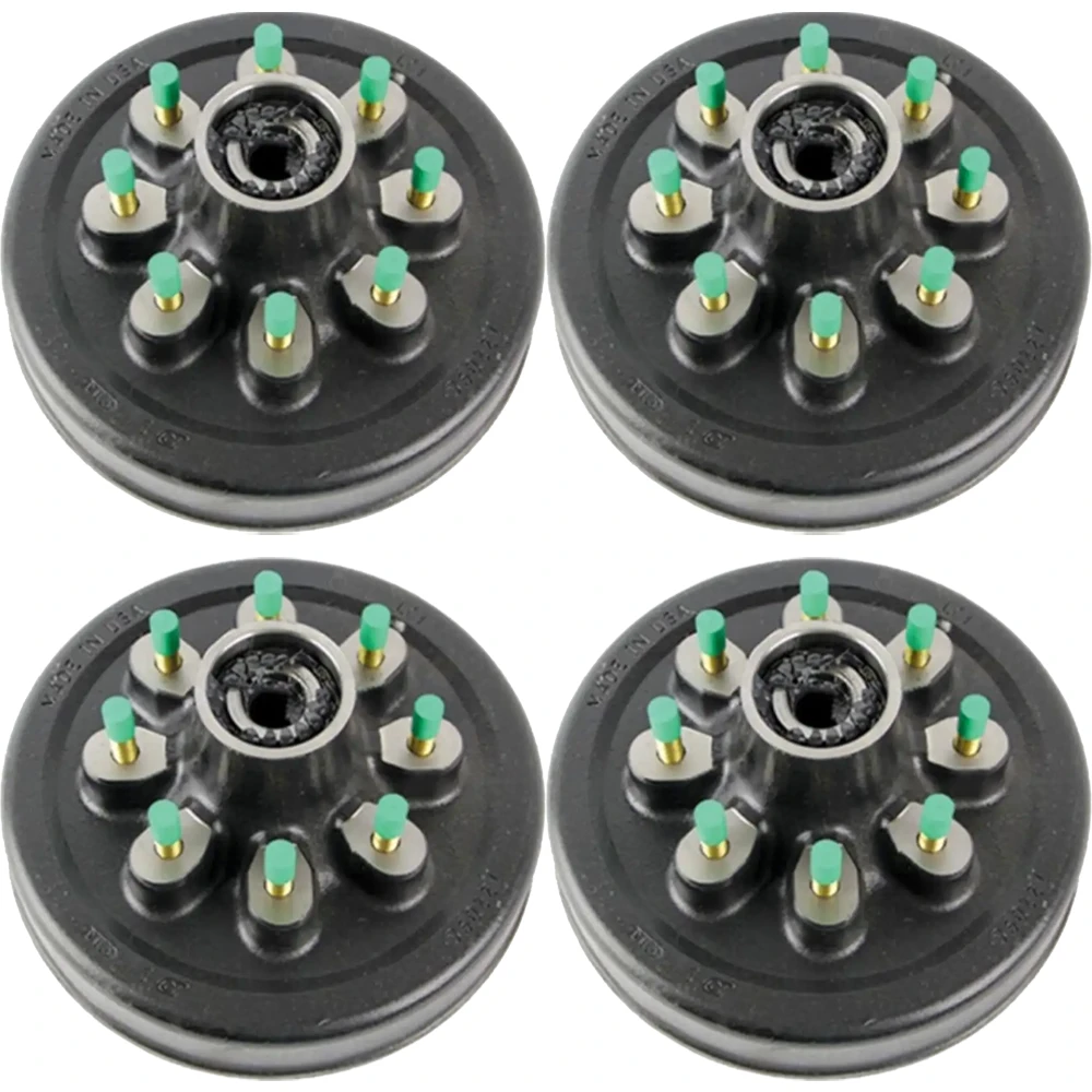 Lippert 8K tandem-axle electric brake assemblies & threaded hubs kit 12.25 × 3.38 – Dexter compatible