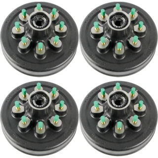 Lippert 8K tandem-axle electric brake assemblies & threaded hubs kit 12.25 × 3.38 – Dexter compatible
