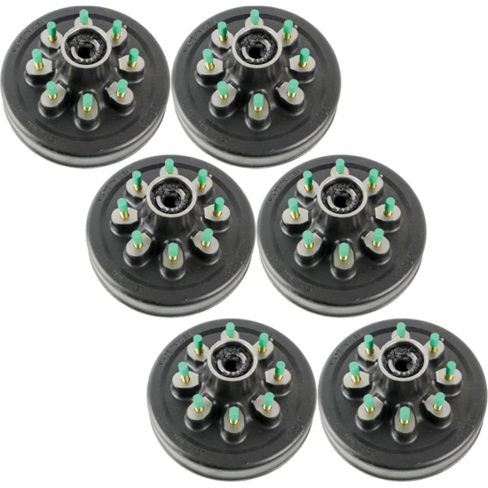 Lippert 8K 12.25×3.38 Brake Assemblies & 8-on-6.5 9/16″ Threaded Hubs Kit – Dexter / Al-Ko